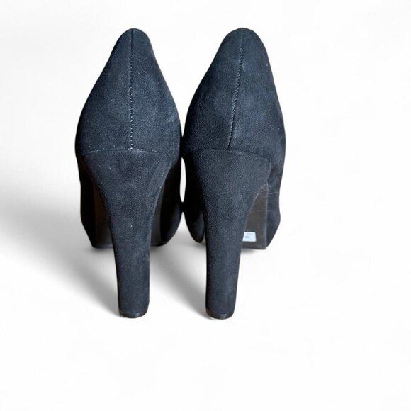 Torrid Platform Pumps Black Size 7.5 - Faux Suede Black (WW) - Picture 4 of 8